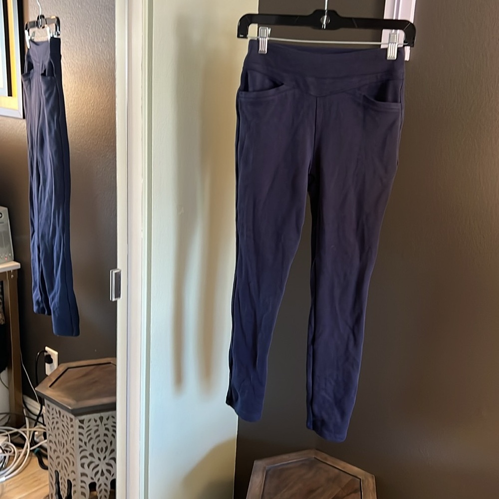Prana, navy cozy pants, small